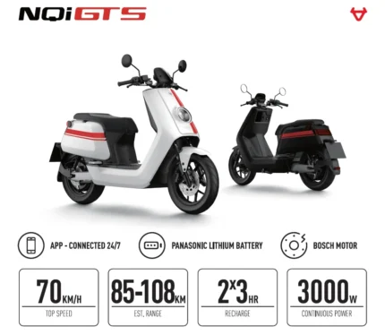 NIU NQI GTS L3e 2024: Neuestes Standard/Extended Range Modell - Innovatives Elektromobilitätserlebnis